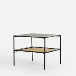 Stolik z rattanem kwadratowy HOMEKT