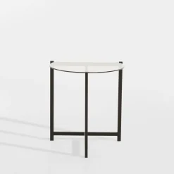 Stolik ze szklanym blatem STRELLICE 40 cm