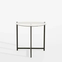 Stolik ze szklanym blatem STRELLICE 50 cm