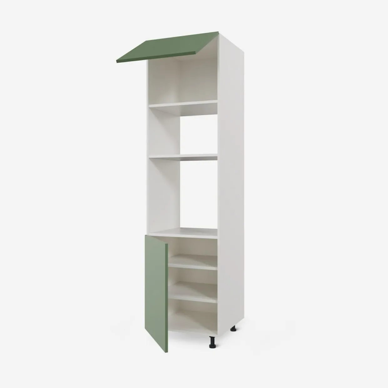 Słupek na piekarnik i mikrofalę BASIC PLUS BP/D60SPM-220 smoke green