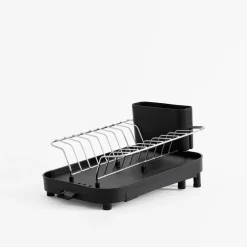 Suszarka na naczynia rozsuwana czarna 43,1x20,8x13,6 cm