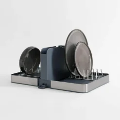 Suszarka na naczynia składana szara 48,3x35x20,2 cm