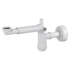 Syfon do umywalki teleskopowy biały SPACE-SAVER LUX