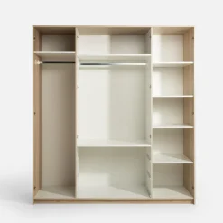 Szafa 4-drzwiowa z lustrem RYGA