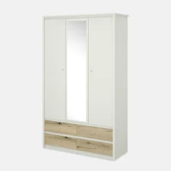 Szafa 3-drzwiowa z lustrem KARIN