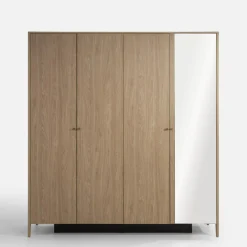 Szafa 4-drzwiowa z lustrem SNUGLY