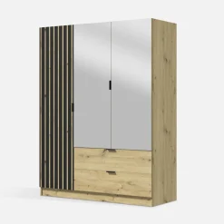 Szafa 3-drzwiowa z lustrem MAXI 150 cm