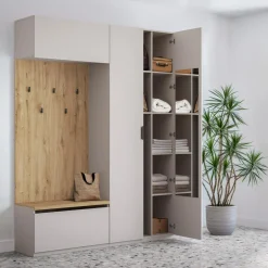 Szafa głęboka z lustrem wewnętrznym MAX MODERN II