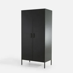 Szafa metalowa grafitowo-czarna BOHOND