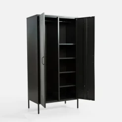 Szafa metalowa grafitowo-czarna BOHOND