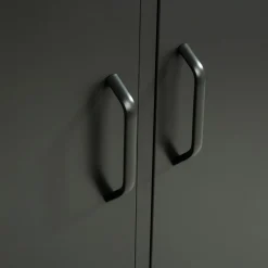 Szafa metalowa grafitowo-czarna BOHOND