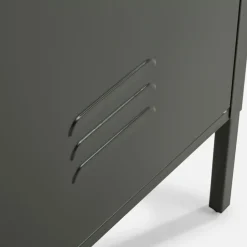 Szafa metalowa grafitowo-czarna BOHOND