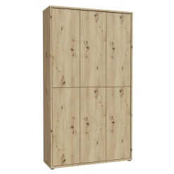 Szafa na buty 6-drzwiowa ALICE SPRINGS dąb artisan