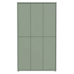 Szafa na buty 6-drzwiowa ALICE SPRINGS zielona