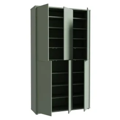 Szafa na buty 6-drzwiowa ALICE SPRINGS zielona