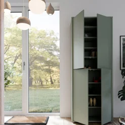 Szafa na buty 4-drzwiowa ALICE SPRINGS zielona