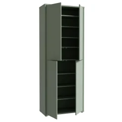 Szafa na buty 4-drzwiowa ALICE SPRINGS zielona