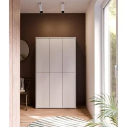 Szafa na buty 6-drzwiowa ALICE SPRINGS szara