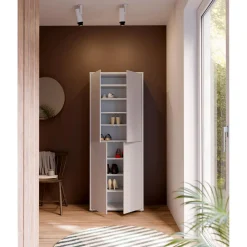 Szafa na buty 4-drzwiowa ALICE SPRINGS szara