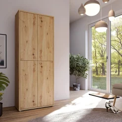 Szafa na buty 4-drzwiowa ALICE SPRINGS dąb artisan