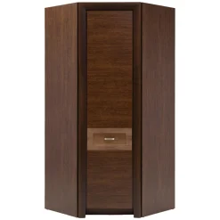 Szafa narożna ciemny brąz PARIS
