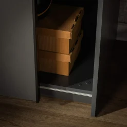 Szafa przesuwna antracyt METROPOLITAN 150 cm