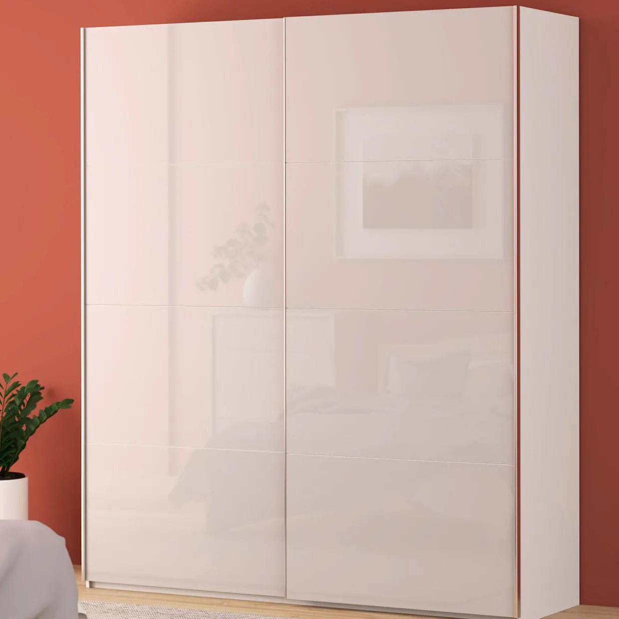 Szafa przesuwna FITIO połysk 200 cm