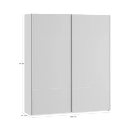 Szafa przesuwna FITIO połysk 200 cm