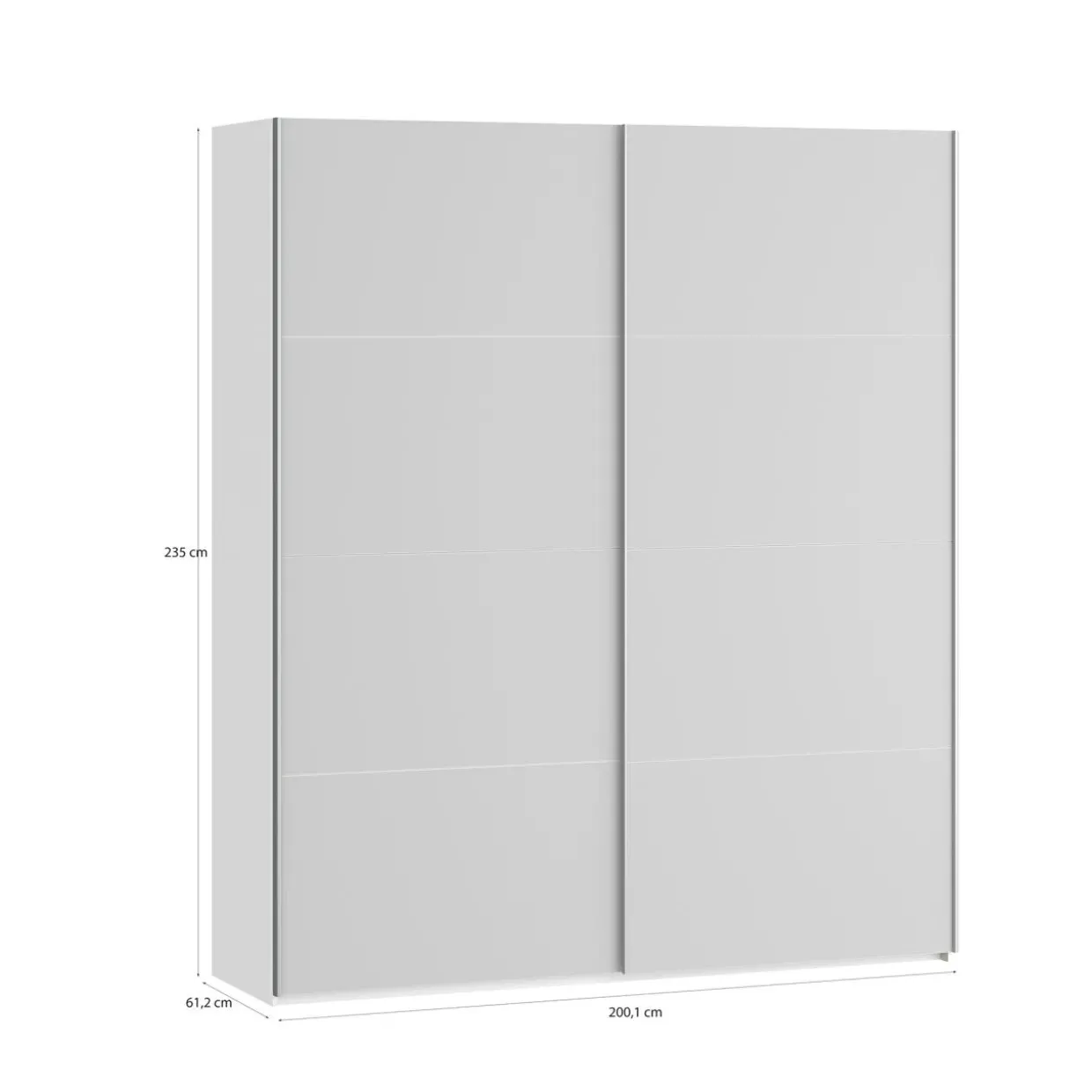 Szafa przesuwna FITIO połysk 200 cm