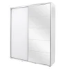 Szafa przesuwna z lustrem ONTARIO 23 biała 200 cm