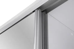 Szafa przesuwna z lustrem ONTARIO 23 biała 200 cm