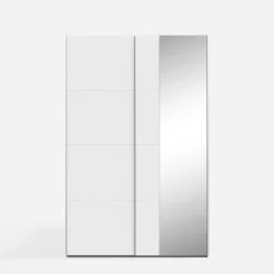Szafa przesuwna z lustrem FITIO mat 150 cm