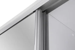 Szafa przesuwna z lustrem ONTARIO 24 biała 230 cm