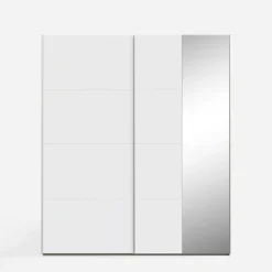 Szafa przesuwna z lustrem FITIO mat 200 cm