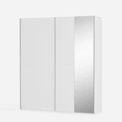 Szafa przesuwna z lustrem FITIO mat 200 cm