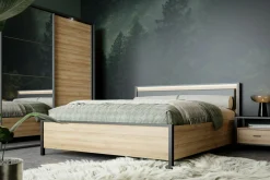 Szafa przesuwna z lustrem 3-drzwiowa HIGH ROCK