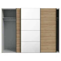 Szafa przesuwna z lustrem 3-drzwiowa HIGH ROCK