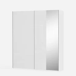 Szafa przesuwna z lustrem FITIO połysk 200 cm