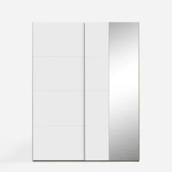 Szafa przesuwna z lustrem FITIO mat 180 cm