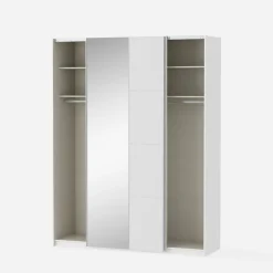 Szafa przesuwna z lustrem FITIO mat 180 cm