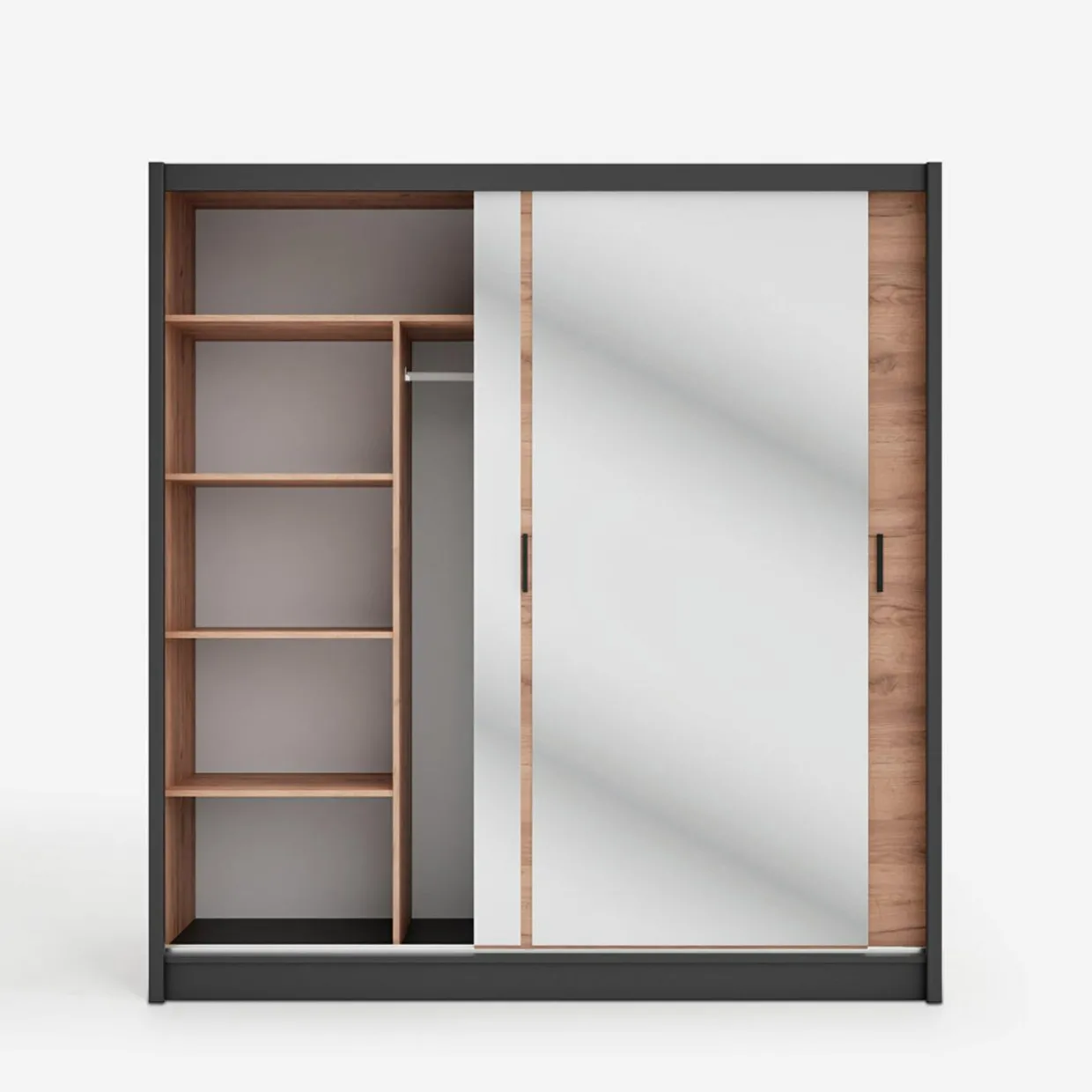 Szafa przesuwna z lustrem MALI 203 cm