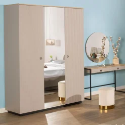 Szafa ryflowana do sypialni DOMINICA