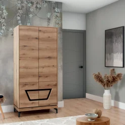 Szafa z czarnym dekorem KRIS