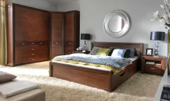 Szafa z drążkiem ciemny brąz 109 cm PARIS