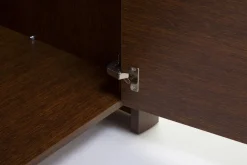 Szafa z drążkiem ciemny brąz 109 cm PARIS