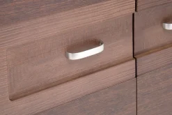 Szafa z drążkiem ciemny brąz 109 cm PARIS