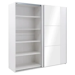 Szafa z lustem BASTIA BIAŁA 200