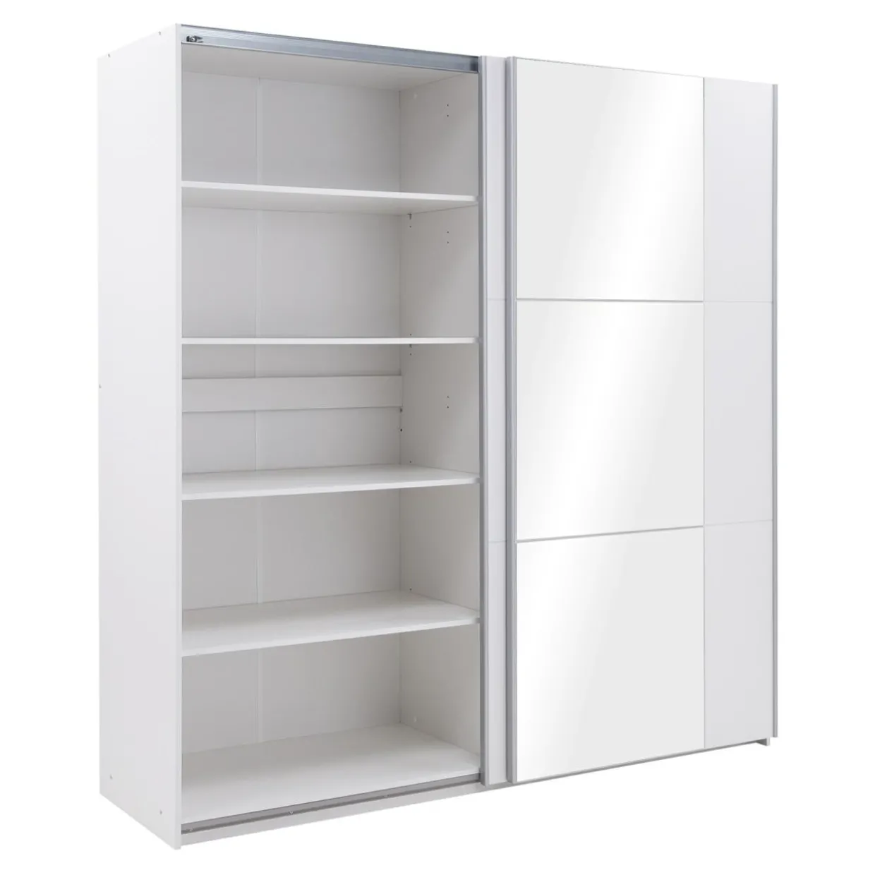 Szafa z lustem BASTIA BIAŁA 200