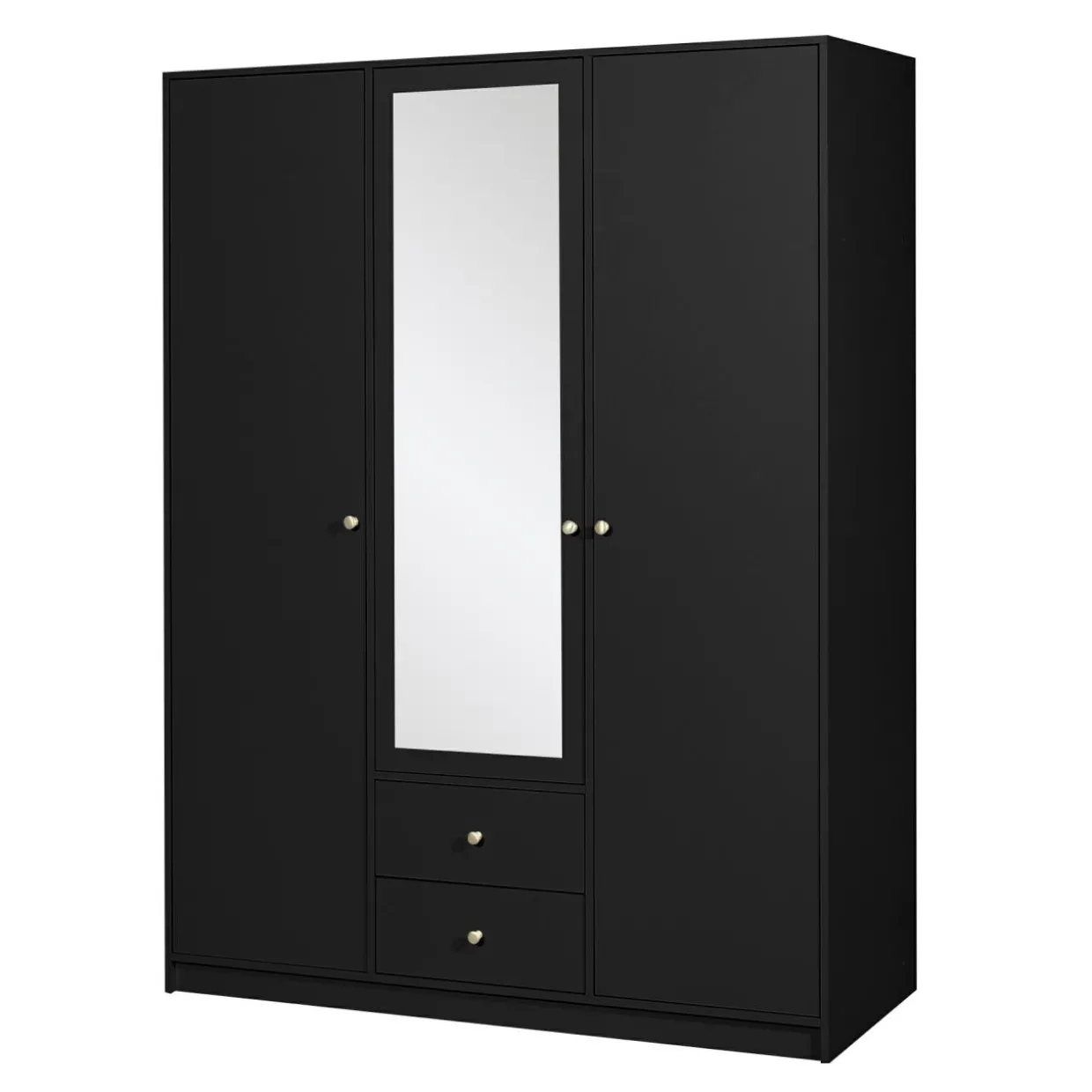Szafa z lustrem czarna COLORI