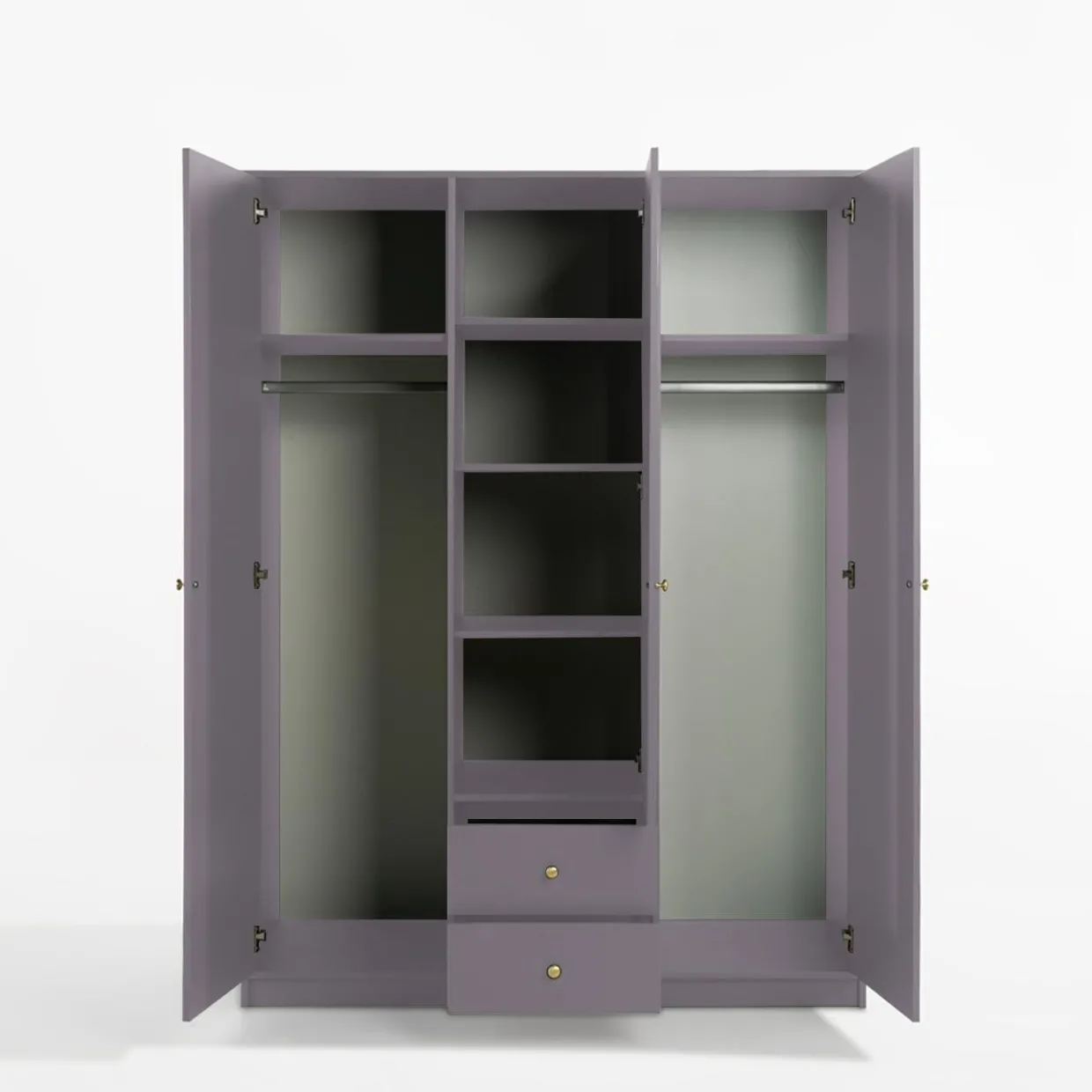 Szafa z lustrem fioletowa COLORI